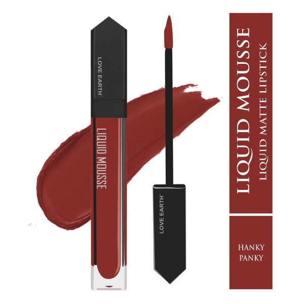 Love Earth Liquid Mousse Lipstick - Hanky Panky on Sale