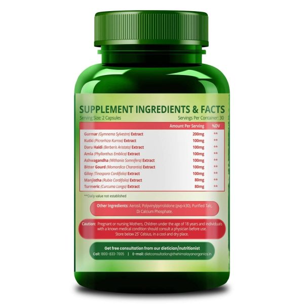 Himalayan Organics Diabetes Support Capsules on Sale