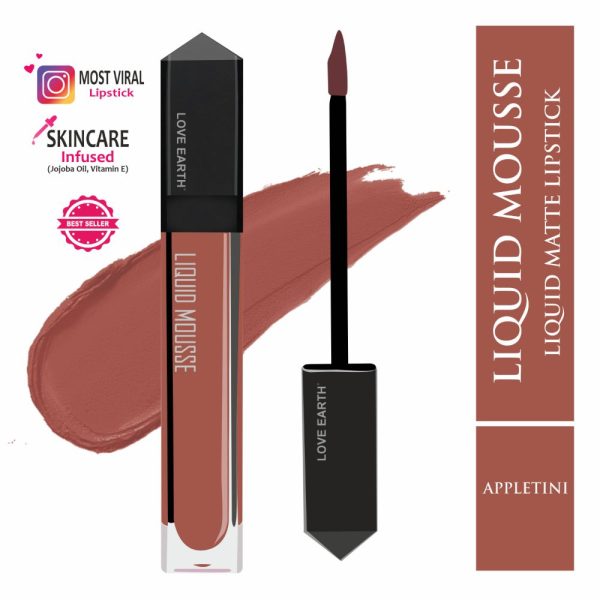 Love Earth Liquid Mousse Lipstick - Appletini Discount