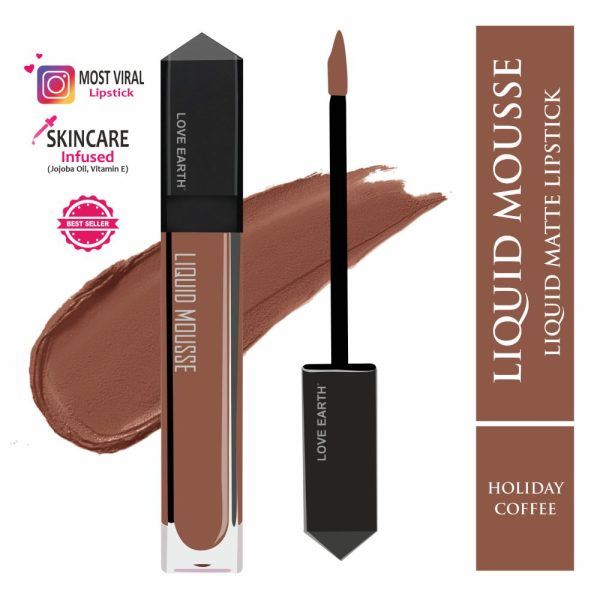 Love Earth Liquid Mousse Lipstick - Holiday Coffee Supply