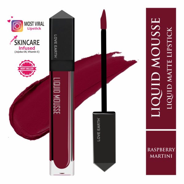 Love Earth Liquid Mousse Lipstick - Raspberry Martini Online Hot Sale