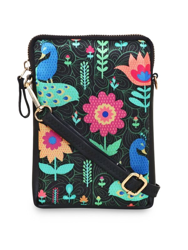 Sabhyata Peacock - Mobile Sling Bag Sale