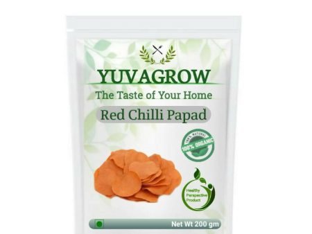 Yuvagrow Red Chilli Papad Online