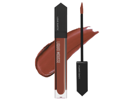 Love Earth Liquid Mousse Lipstick - Spanish Coffee Cheap