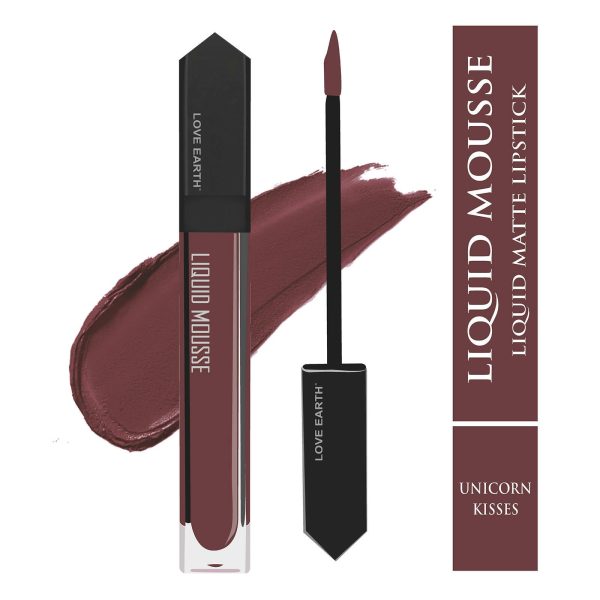 Love Earth Liquid Mousse Lipstick - Unicorn Kisses For Cheap