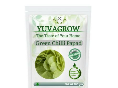 Yuvagrow Green Chilli Papad Discount