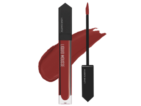 Love Earth Liquid Mousse Lipstick - Hanky Panky on Sale