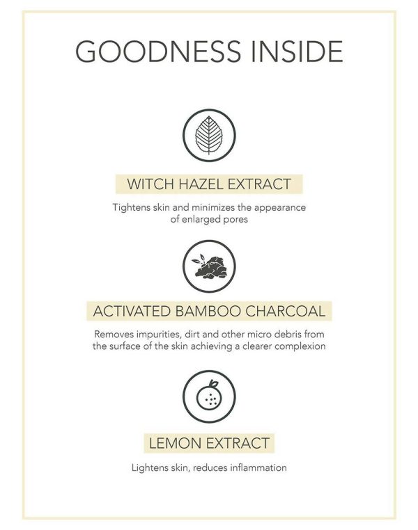 Fabessentials Charcoal Lemon Witch Hazel Face Scrub Hot on Sale