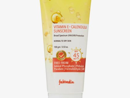 Fabessentials Vitamin E Calendula Sunscreen SPF 45 PA++++ For Sale