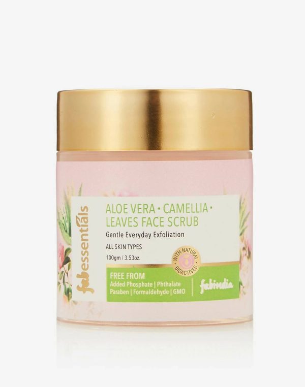 Fabessentials Aloe Vera Camellia Leaves Face Scrub Discount