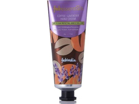 Fabessentials Coffee Lavender Hand Cream - SPF 15 Online now