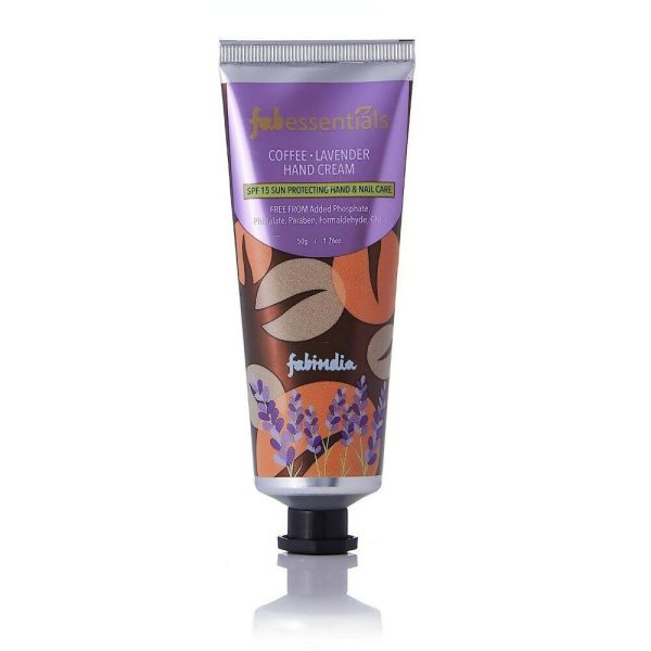 Fabessentials Coffee Lavender Hand Cream - SPF 15 Online now