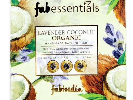 Fabessentials Lavender Coconut Organic Handmade Bathing Bar Hot on Sale