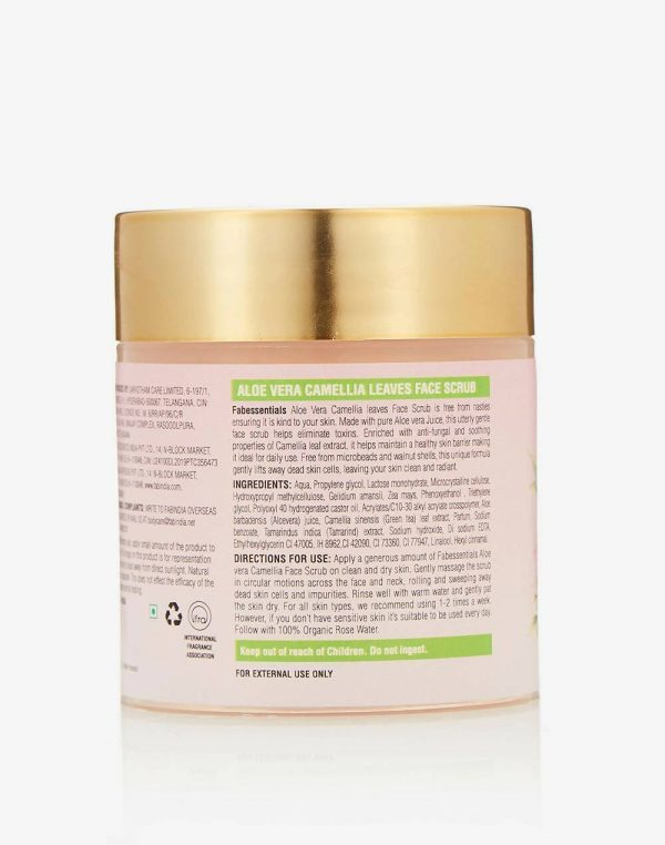 Fabessentials Aloe Vera Camellia Leaves Face Scrub Discount