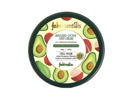 Fabessentials Avacado Lychee Foot Cream Sale