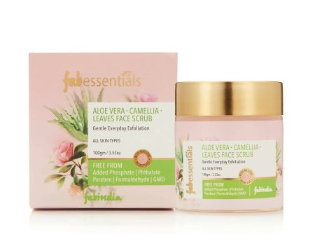 Fabessentials Aloe Vera Camellia Leaves Face Scrub Discount