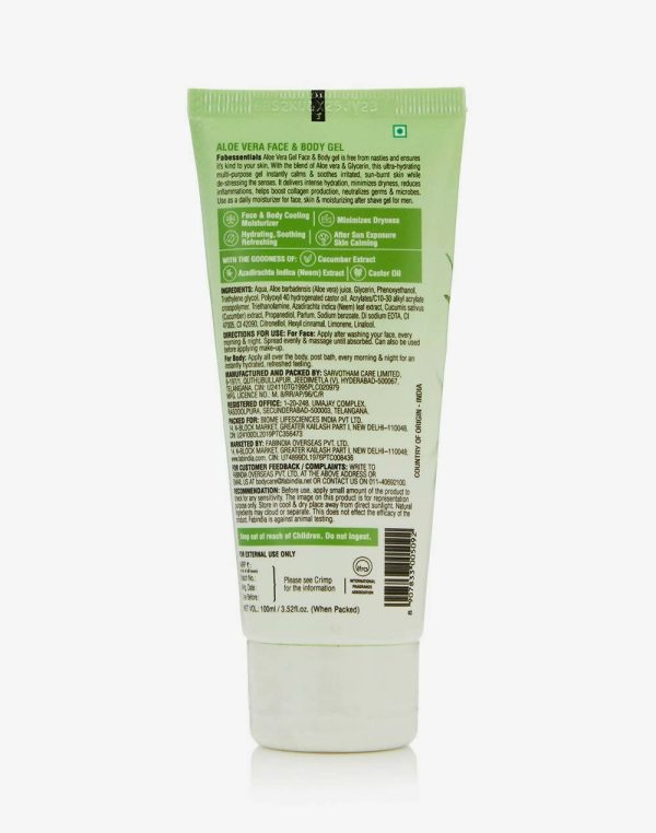 Fabessentials Aloe Vera Face & Body Gel Sale