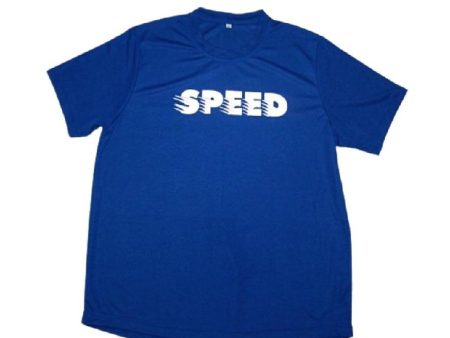 Landmark Short Sleeves Tshirt Round Neck Dri-fit With Speed Reflective- Royal Blue Online