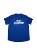 Landmark Short Sleeves Tshirt Round Neck Dri-fit With Run Faster Reflective- Royal Blue Supply