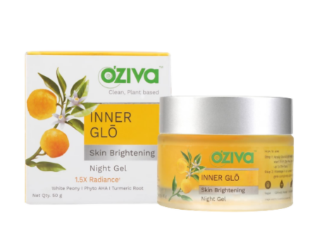 OZiva Inner Glo Skin Brightening Night Gel Hot on Sale