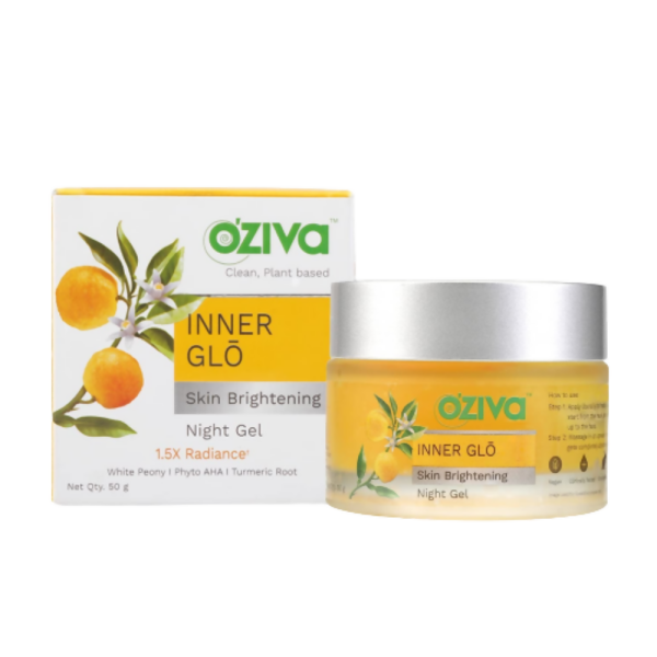 OZiva Inner Glo Skin Brightening Night Gel Hot on Sale