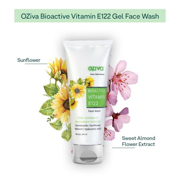 OZiva Bioactive Vitamin E122 Face Wash Online now